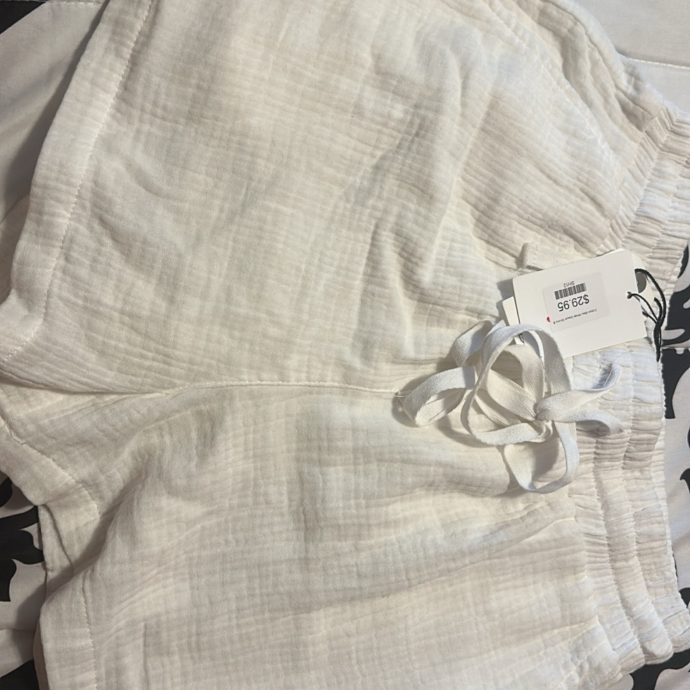 Women's White Shorts